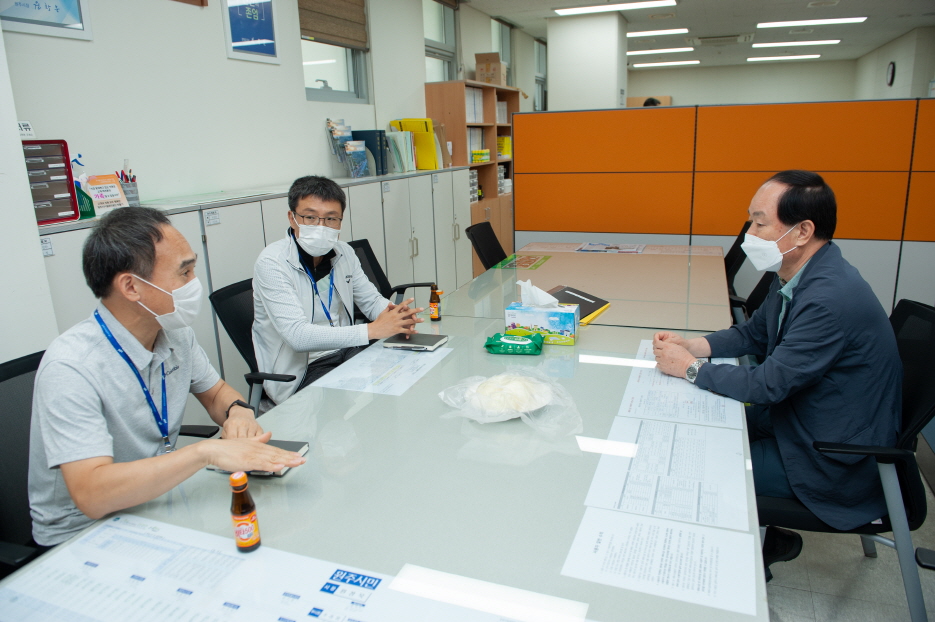 체육사업팀, 공공사업팀 이사장 현장점검